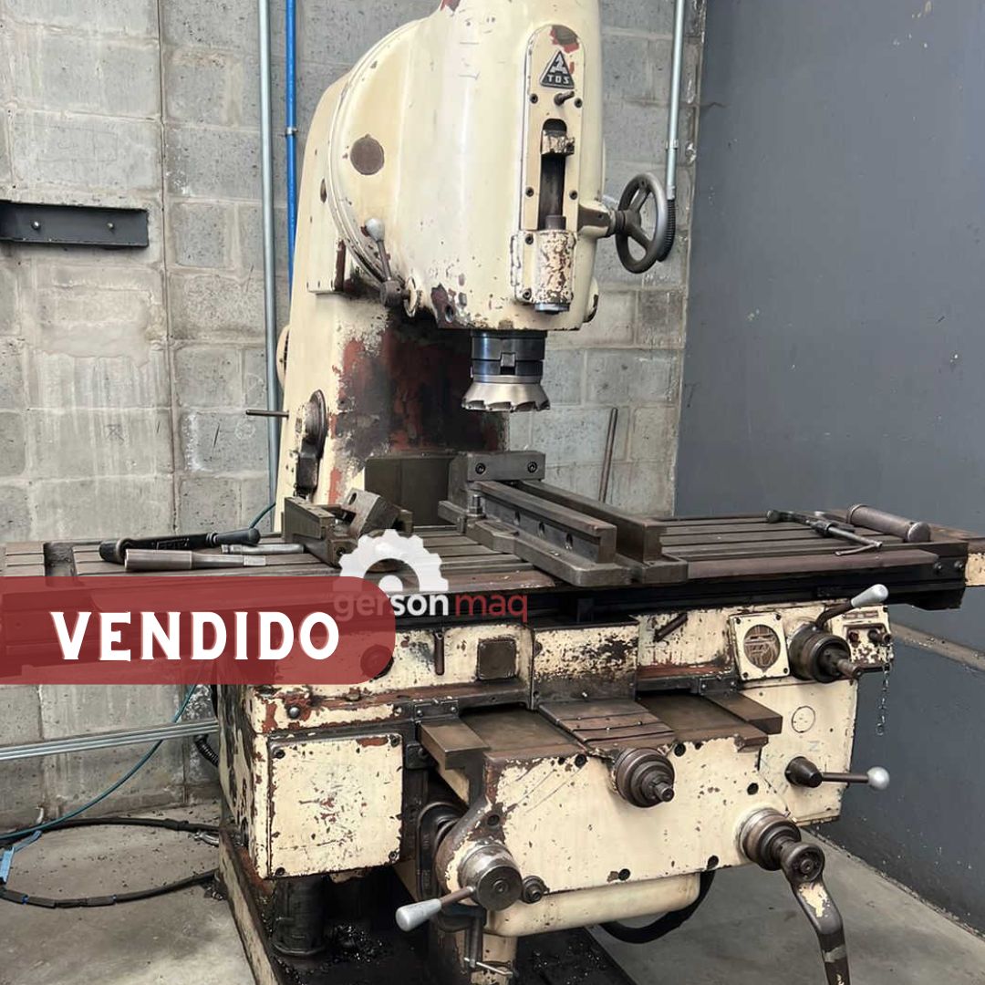 FRESADORA DE DESBASTE TOS COM AUTOMATICO